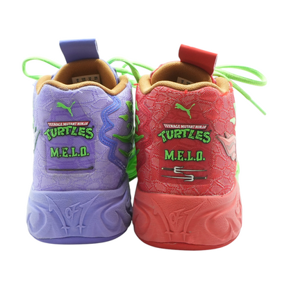 Teenage Mutant Ninja Turtles x Puma MB.04 'Donatello & Raphael' High-Top Athletic Shoes