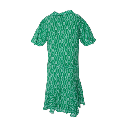 Green Floral Midi Dress