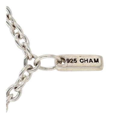 Sterling Silver Glass Pendant Necklace