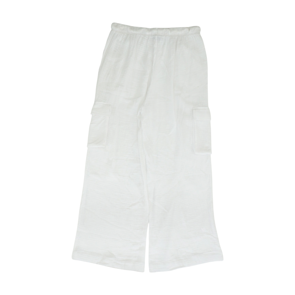 White Wide Leg Pants