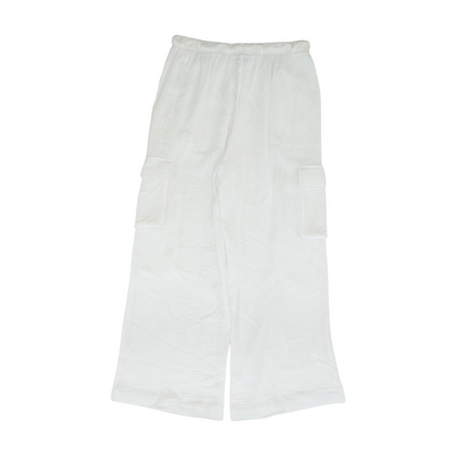 White Wide Leg Pants