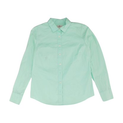 Green Button Down