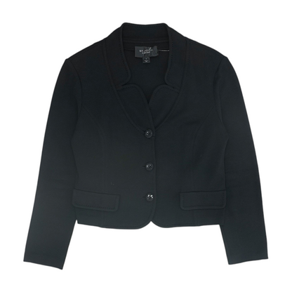 Black Solid Blazer