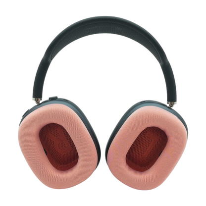 Midnight AirPods Max (USB-C) Noise Cancelling Headphones With Red Earpads