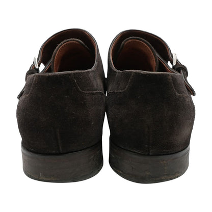 Brown Leather Monk Strap Dress Shoes