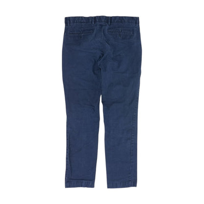 Navy Solid Chino Pants