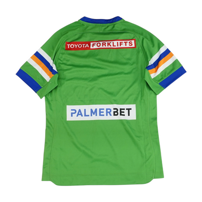 Men's Green Canberra Raiders Short Sleeve Jersey