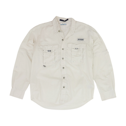 Ivory Solid Outdoor Button Down