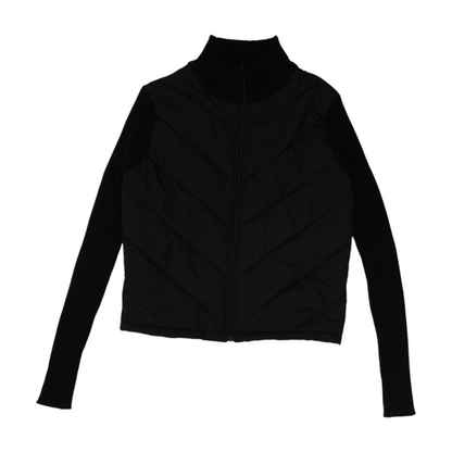 Black Solid Active Jacket