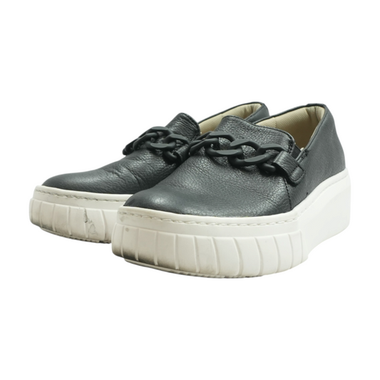 Black Slip-On Flats
