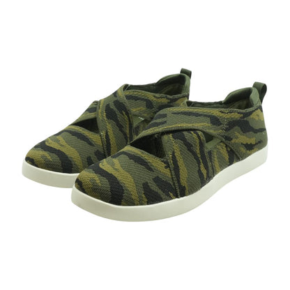 Green Mary Jane Flats
