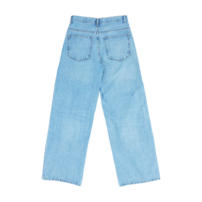 Blue Wide Leg Jeans
