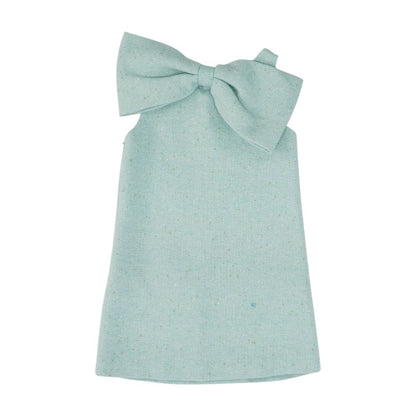 Blue Solid Dress