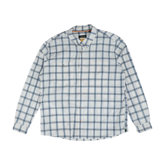 Blue Check Long Sleeve Button Down