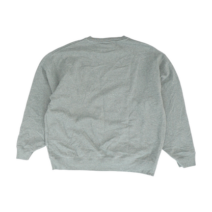 Gray Solid Sweatshirt Pullover