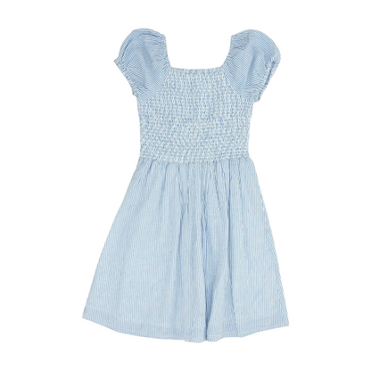 Blue Striped Dress