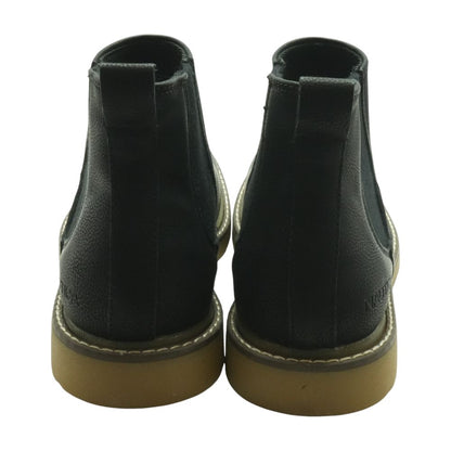 Black Leather Ankle Boots