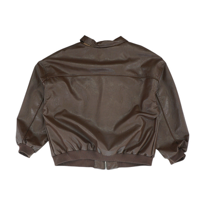 Brown Solid Jacket
