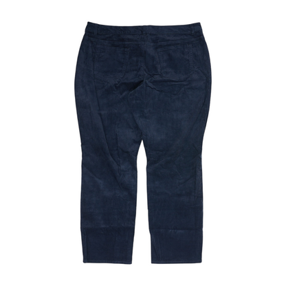 Navy Petite Straight Pants
