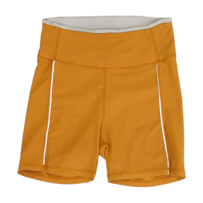 Mustard Solid Active Shorts