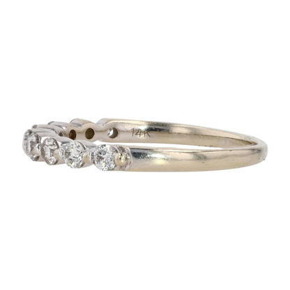 1/3 ctw 14K White Gold Diamond Band Ring