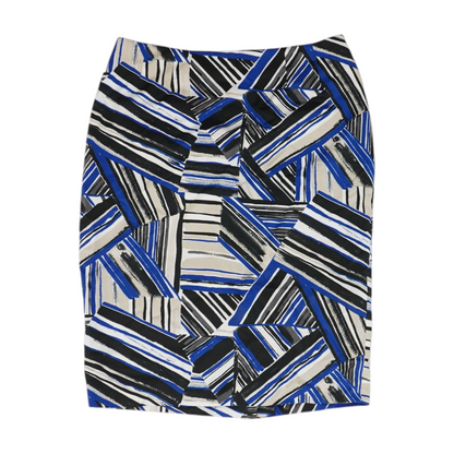 Multi Striped Midi Skirt