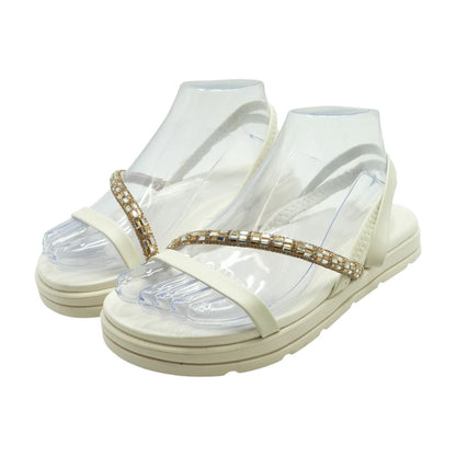 White Flat Sandals