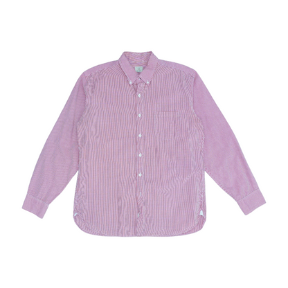 Red Check Long Sleeve Button Down