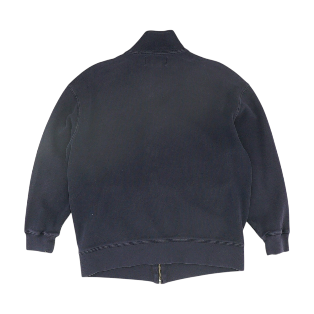 Navy Solid Cardigan Sweater