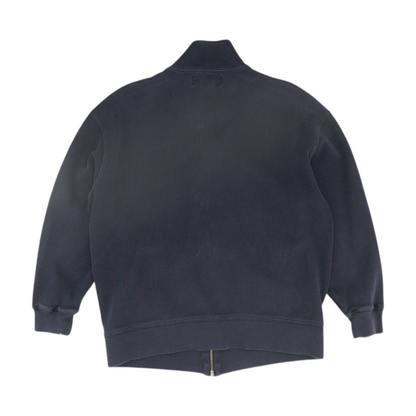 Navy Solid Cardigan Sweater