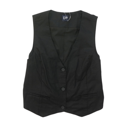 Black Solid Vest