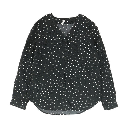 Black Polka Dot Blouse