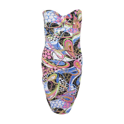 Multi Graphic Mini Dress