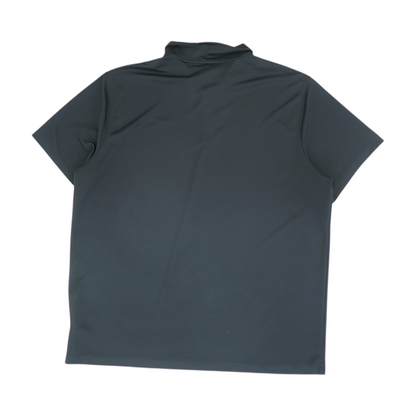 Black Solid Short Sleeve Polo