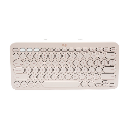 Pink K380 Multi-Device Bluetooth Keyboard Keyboard