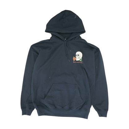 Black Solid Hoodie Pullover