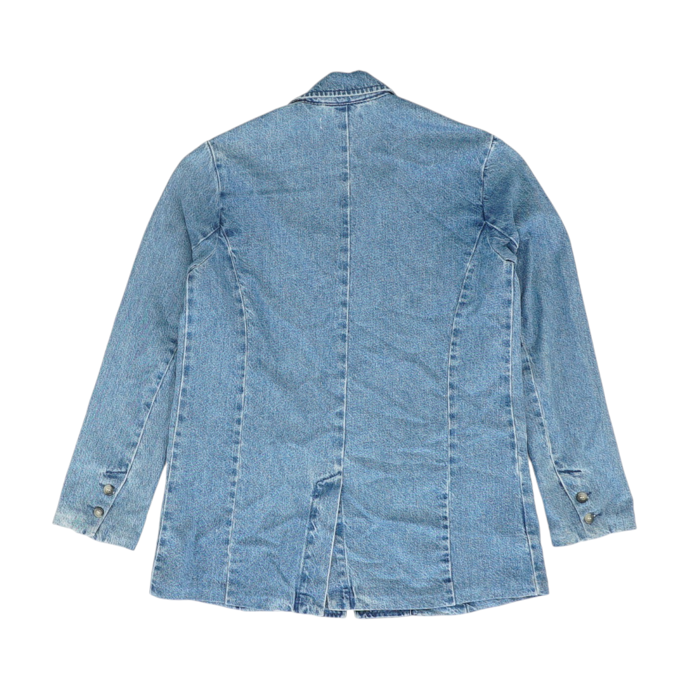Blue Solid Blazer