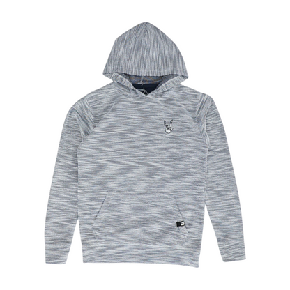 Dikotomy Navy Solid Hoodie Pullover – Image 1