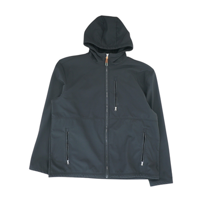 Black Solid Active Jacket