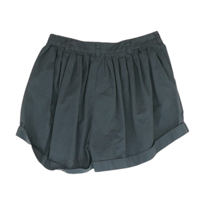 Black Solid Chino Shorts