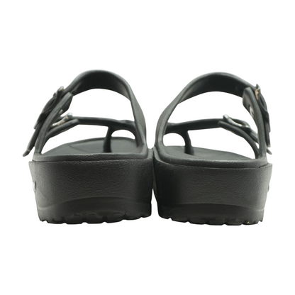 Black Flat Sandals