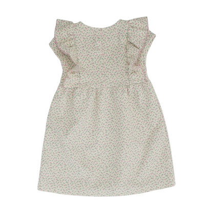 Beige Floral Dress