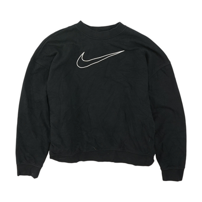 Nike Black Solid Sweatshirt Pullover – Image 1