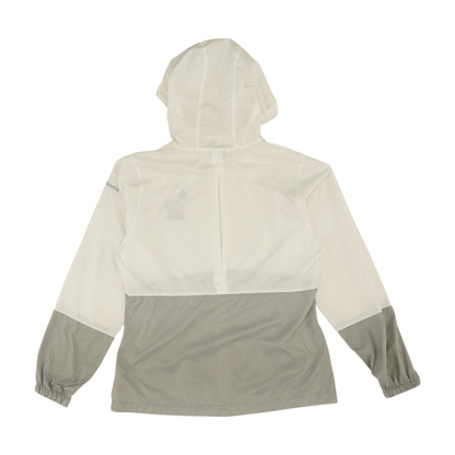 White Color Block Active Jacket