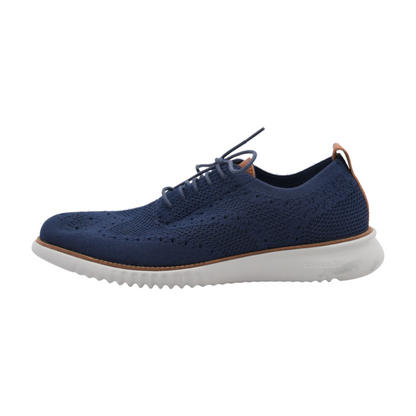 Cole Haan Navy Lace-Up Dress Shoes – Image 1