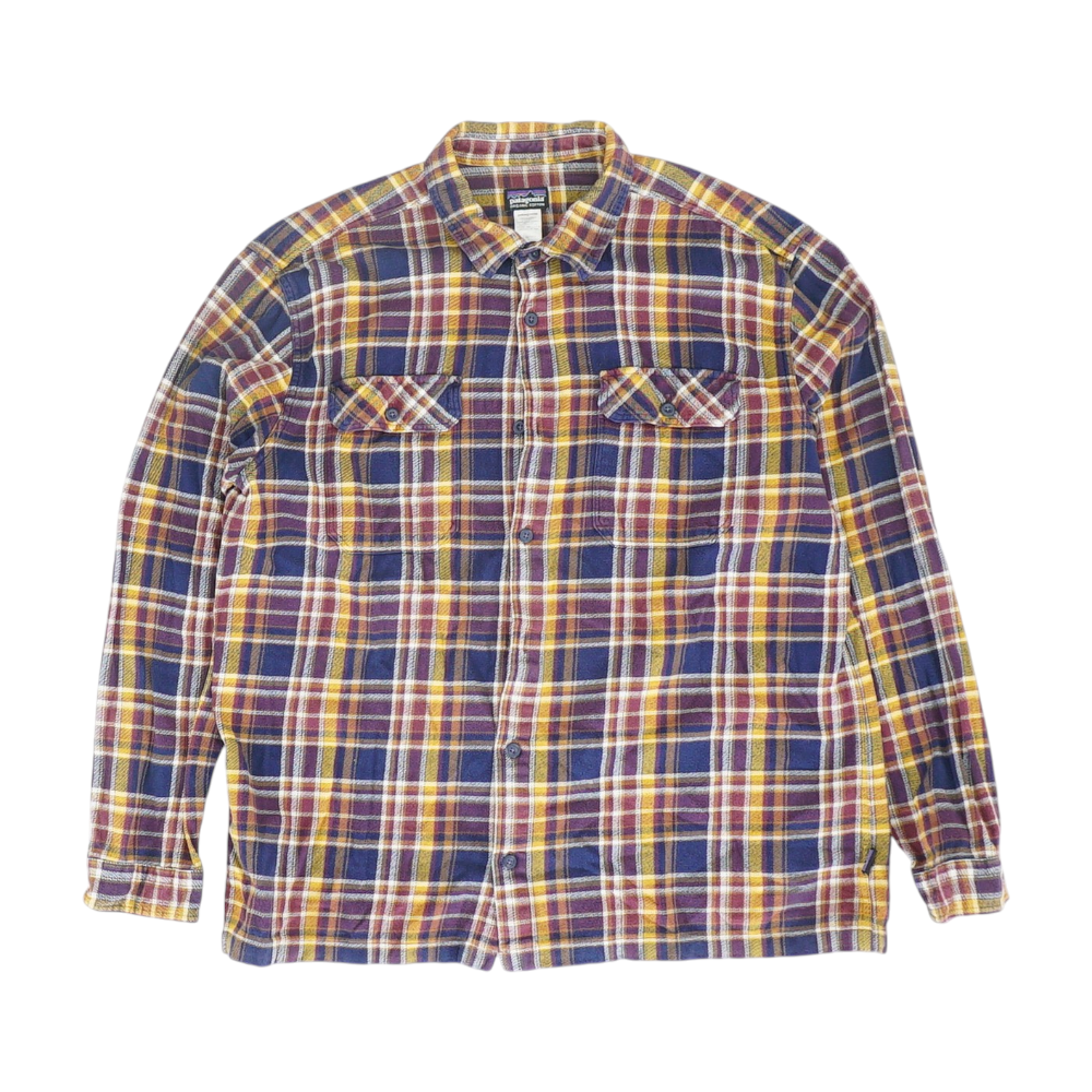 Blue Plaid Flannel Button Down