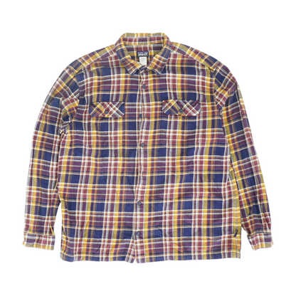 Blue Plaid Flannel Button Down