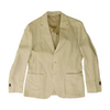Beige Solid Sport Coat