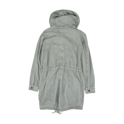 Gray Solid Lightweight Jacket