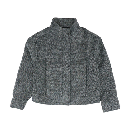Gray Striped Jacket